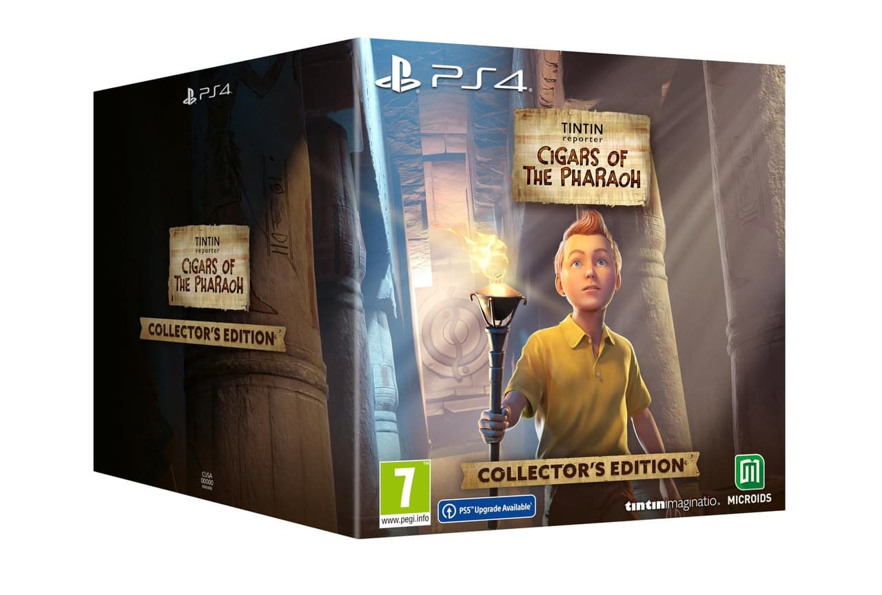 tintin reporter cigars of the pharaoh collector's edition PS4